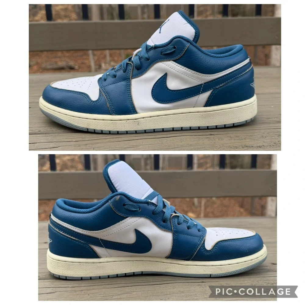 Nike Air Jordan 1 Low SE Industrial Blue Shoes FN5214-141 size 12